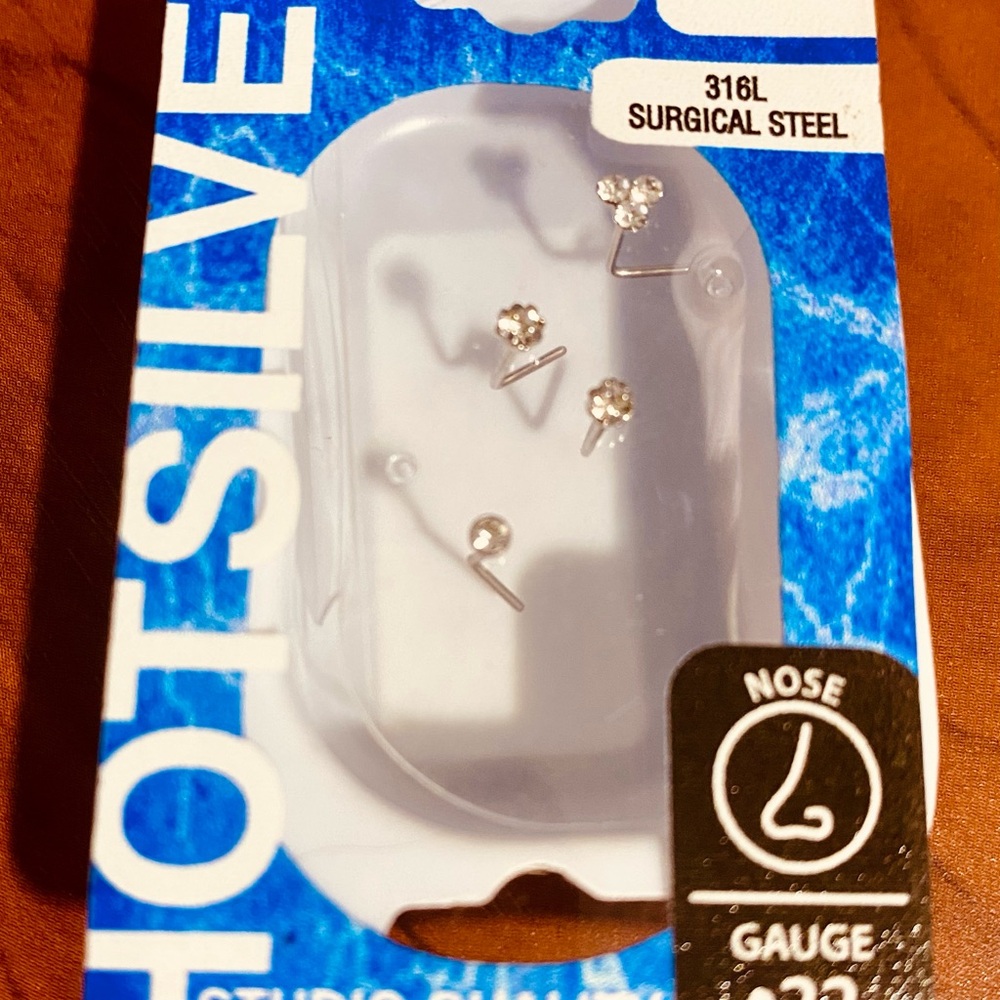 Silver Surgical Steel Nose Studs Silver Surgical Steel Nose Studs